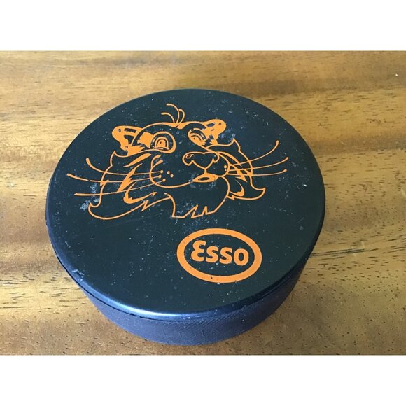 Vintage Esso Tiger Hockey Puck Viceroy Canada - Picture 3 of 5